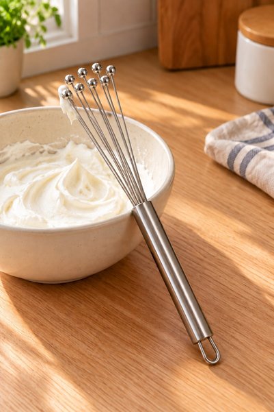 Snow Homs Adjustable Stainless Steel Metal Bead Ball End Beater Sauce Mixer B...