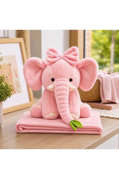 Vivendo Animalut de Plus 2-in-1 cu Paturica Ascunsa 100x200 cm 5 Modele, Model 1