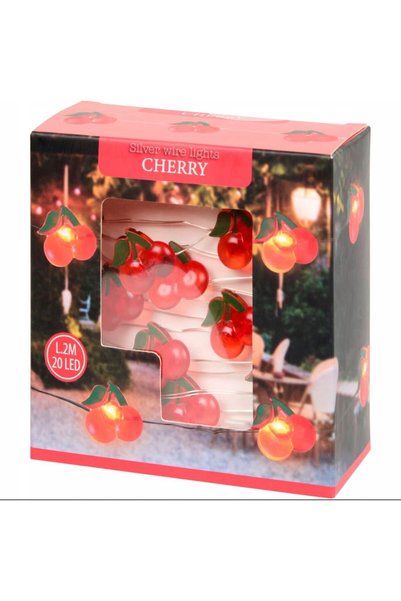 fara marca Cherry LED Light String – 20 LED, 1.2 m, Battery Powered, Indoor/O...