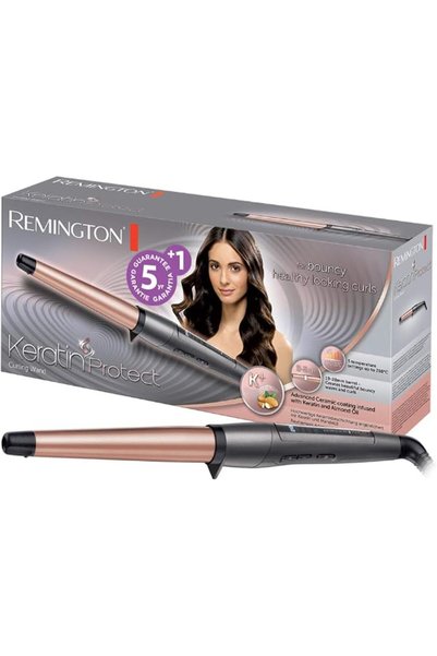 Remington Accessories فرشاة ريمينجتون الدوارة [للعناية بالكيراتين وزيت اللوز]...