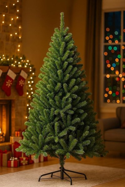 OKAVANGO 210 Cm Lüks Yılbaşı Ağacı 1100 Sık Dallı 1. Sınıf Noel Ağacı Yılbaşı...