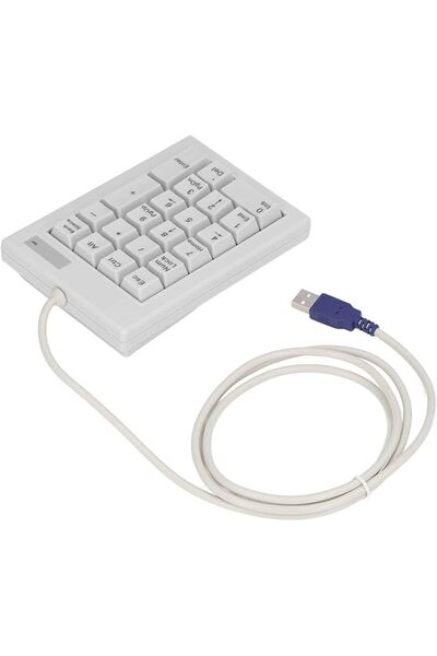 GENERAL لوحة مفاتيح رقمية ميكانيكية، كابل USB، تيار مستمر 5 فولت، 21 مفتاح، ل...