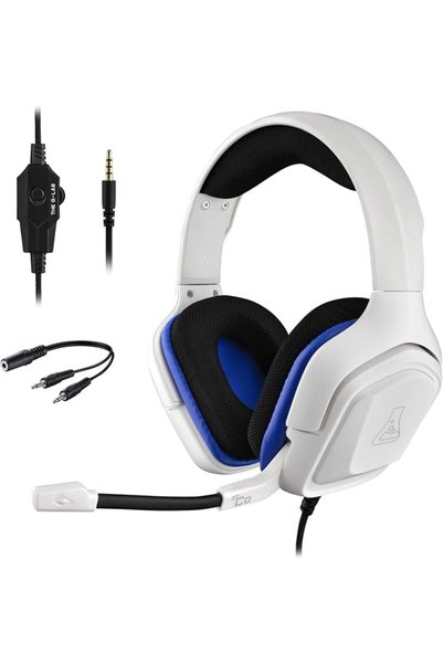 THE G-LAB سماعة رأس للألعاب G-LAB KORP Cobalt PS4 - سماعة رأس للألعاب بصوت ست...