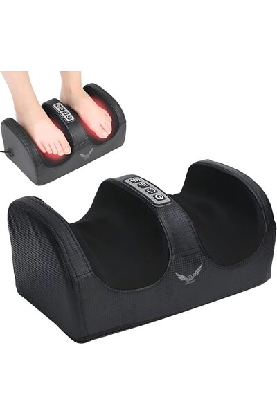BORTONY Shiatsu Foot Massager Machine with Heat and Compression, Foot and Cal...