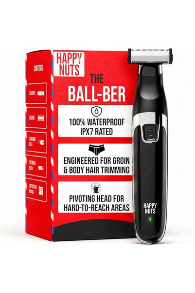 Happy Nuts Ballber - Electric Razor for Men - Ultimate Body Hair Trimmer