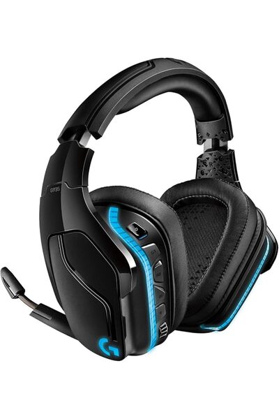 logitech g1 سماعة رأس لاسلكية للألعاب Logitech G935 مع صوت محيطي DTS:X 7.1 وإ...