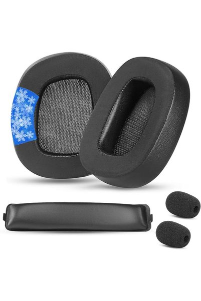 YunYiYi وسادات أذن وشريط رأس بديل مزود بجل تبريد، متوافق مع سماعات Logitech ا...