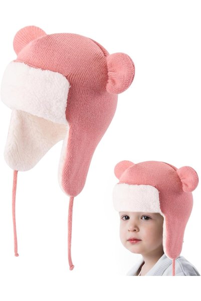 Cherioll Caciula copii, bebelusi cu protectie urechi, 1-3 ani, S, 46-48cm