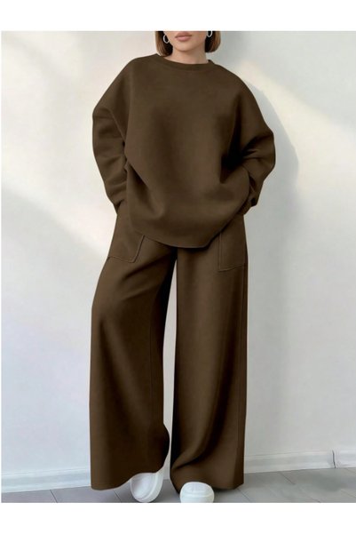 blck & premium Oversize Usa Trends Kadın Alt - Üst KAdın Takım - DO0988665