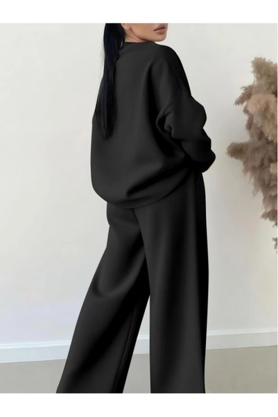 blck & premium Oversize Usa Trends Kadın Alt - Üst KAdın Takım - DO0988665
