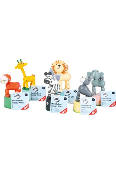 Small Foot Animale africane din lemn care dansează 7924 Prețul este pentru 1 ...