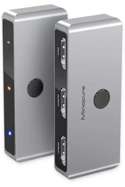 GENERAL محول HDMI ثنائي الوضع 2.0، 3 منافذ، يدعم دقة 4Kx2K، بتردد 60 هرتز، مد...