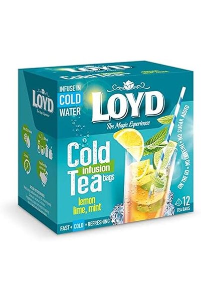 loyd شاي التبريد بنكهة النعناع والليمون والليمون الحامض، أكياس هرمية، 10 × 2....