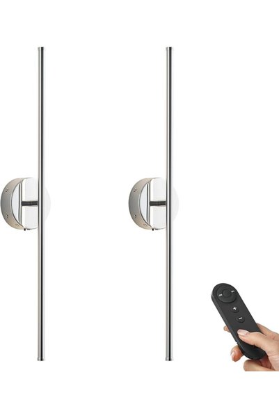 GENERAL KARTOOSH Battery Operated Wall Sconces Set of Two Wireless Wall Lights