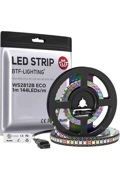 BTF Lighting BTF-LIGHTING WS2812B ECO RGB Alloy Wires 5050SMD Individual Addr...