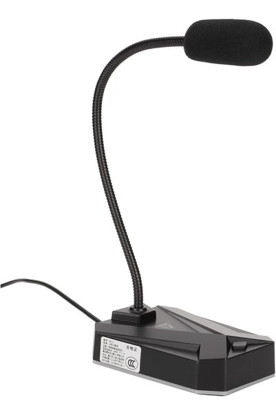 SIXRUN ميكروفون USB مع إضاءة RGB، وذراع مرن قابل للتعديل. # 3)