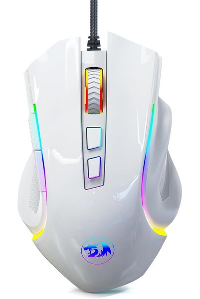 REDRAGON M602 RGB Wired Gaming Mouse RGB Spectrum Backlit Ergonomic Mouse Gri...