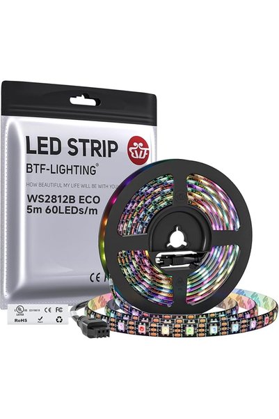 BTF Lighting BTF-LIGHTING WS2812B ECO RGB Alloy Wires 5050SMD Individual Addr...
