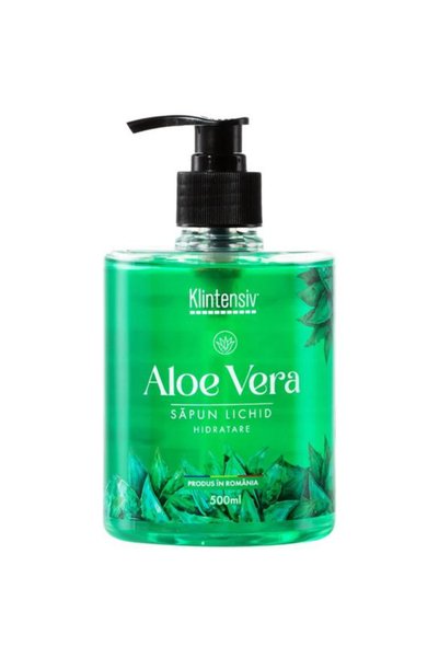 KLINTENSIV Sapun Lichid Hidratant cu Parfum de Aloe Vera - Klintensiv, 500 ml