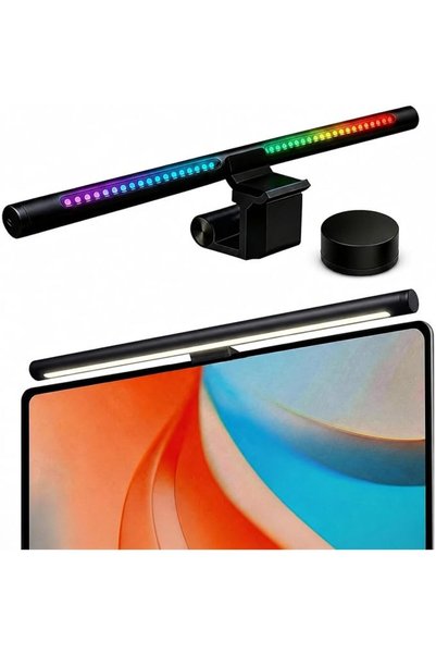 Yeelight شريط إضاءة للشاشة بطول 40 سم مع جهاز تحكم عن بعد، مصباح LED للشاشة ب...