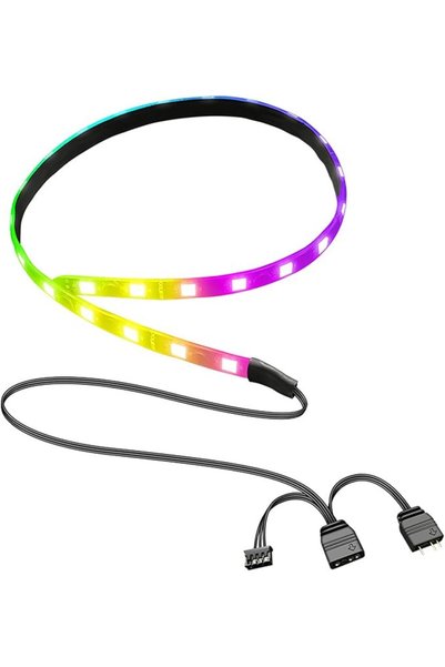 Gerui شريط إضاءة LED RGB للكمبيوتر، مزود بمغناطيس، يعمل بجهد 5 فولت، ومتوافق ...