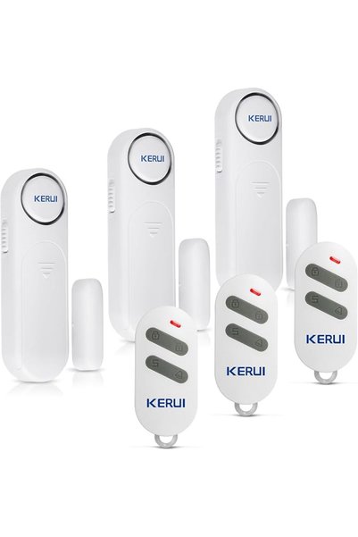 GENERAL Window Alarm, Door Alarm with 3 Remote Controls, Wireless Home Securi...