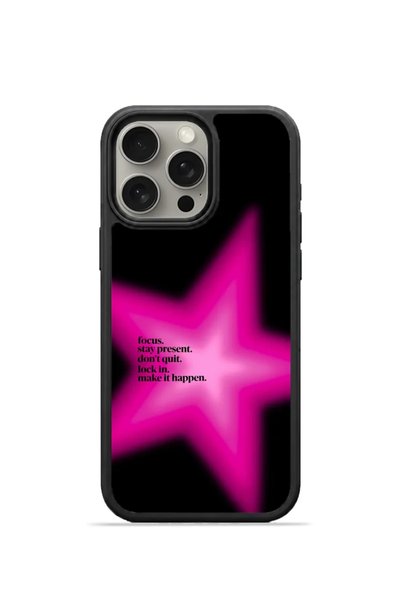 PiyasaSepeti غطاء هاتف iPhone 15 Pro Max من Vorian، لون أسود، تصميم "الثقب ال...