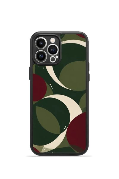 PiyasaSepeti غطاء هاتف iPhone 13 Pro Max، تصميم "فوريان بلاك هول"، لون "فورست...