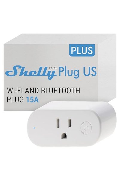 Shelly Plus Plug US | WiFi & Bluetooth Operated Smart Plug with Power Measure...
