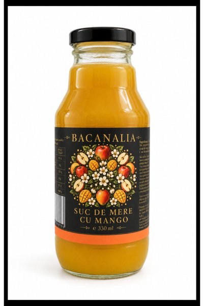 Bacanalia Suc de mere cu mango 330 ml