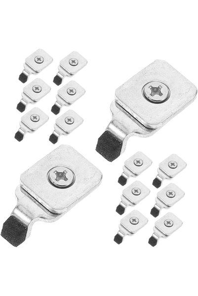 STOBAZA 20pcs Sturdy Iron Curtain Track End Stops Ceiling Window Tracks Acces...