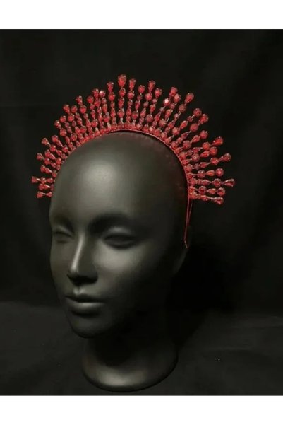 Parspera Vilma Model High Bridal Tiara |   Henna & after Party Crown