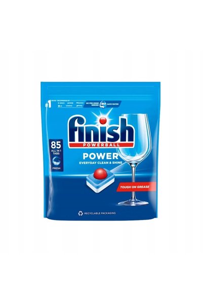 Finish Κάψουλες πλυντηρίου πιάτων Power All in One, 85 τεμ.