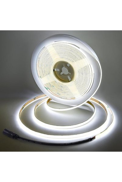 GENERAL 480 LEDs/M COB LED Strip 5m, 12V, High Density, 4000K, 8 mm, 9 W/m, C...