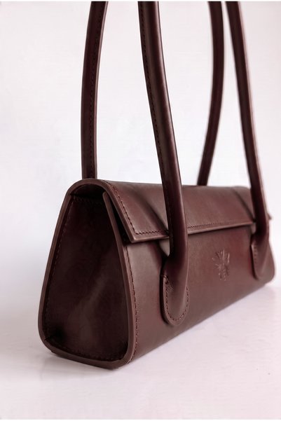 BeeBlack Liakos Model Kadın Omuz Çantası –Kahverengi Şık Tasarım