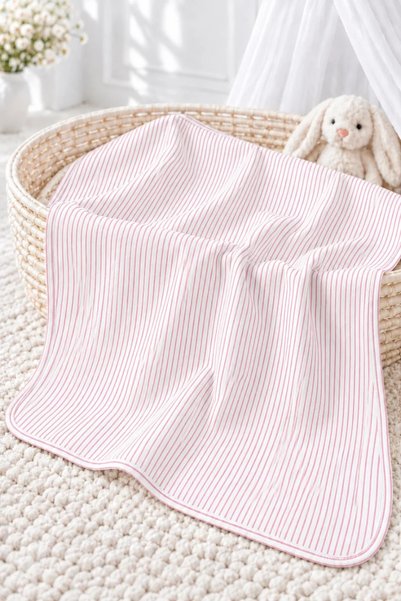 Tuğra Bebe 100% Cotton Baby Blanket – Soft, Breathable Newborn Baby Swaddle 8...