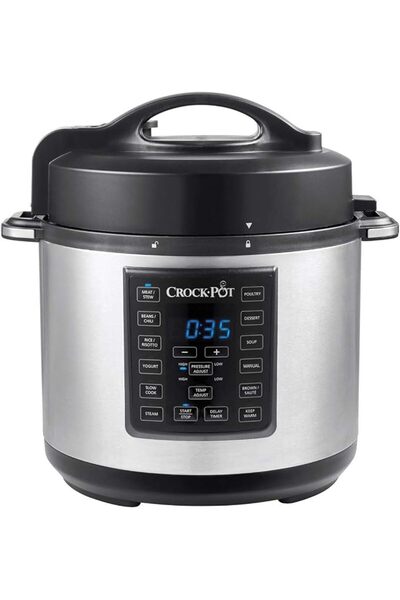 Crock-Pot قدر الضغط السريع CSC051 من كروك بوت، قدر متعدد الاستخدامات قابل للب...