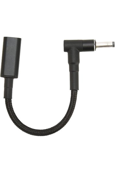Topincn USB C Female to 4.0x1.7mm DC Male Adapter Efficient Dual PD EMARK Chi...