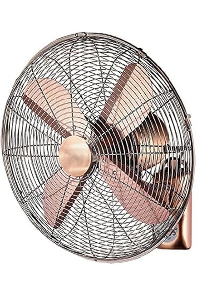 GENERAL Wall Mounted Electric Fan, Retro Industrial Swing Fan For Home Restau...