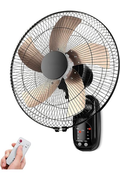 GENERAL مروحة كهربائية تُثبَّت على الحائط، مروحة تبريد، سرعة تدفق الهواء قابل...