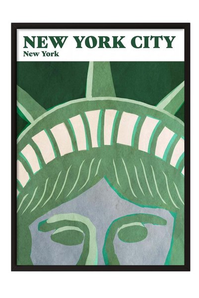Postifull Αφίσα NEW YORK CITY – Πίνακας με μαύρο πλαίσιο Αρ. 160187