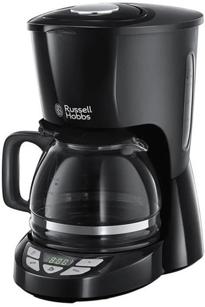 RUSSELL HOBBS Textures Plus Drip Coffee Maker - 10 Cups, 1.25L Capacity, Remo...