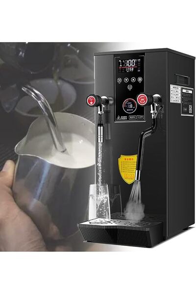 GENERAL 220V Fully Automatic Steam Boiling Water Frothing Machine, with 2 Lcd...