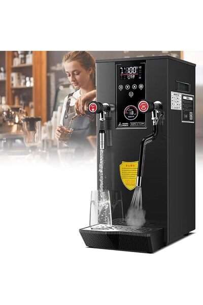 GENERAL 2500W Commercial Multi-Purpose Milk Frother,20L Full-Automatic Steam ...