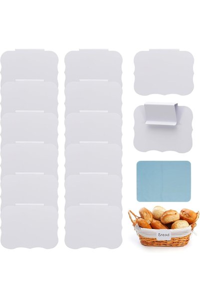 Generic 14 Pack Premium Clip-On Storage Bin Labels, Reusable & Removable Chal...