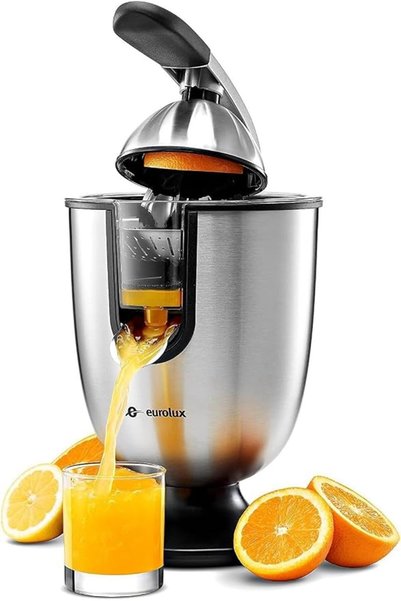 Eurolux ELCJ-1700 Electric Citrus Juicer Squeezer, for Orange, Lemon, Grapefr...