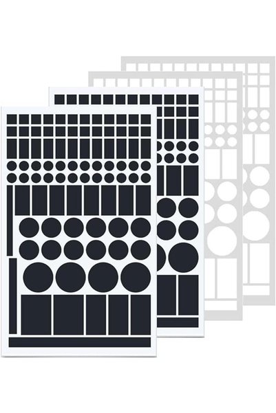 GENERAL 4 Sheets Led Light Blocking Stickers,Tv Covers Blackout, Tv Blackout(...