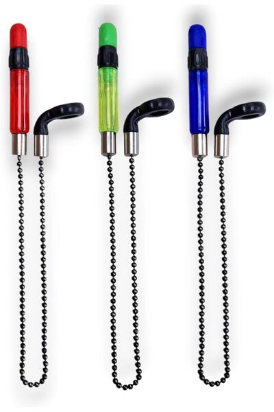 Generic 3 مؤشرات عض الأسماك من نوع "GTO Bobbins" لصيد سمك الكارب، تُستخدم كأج...
