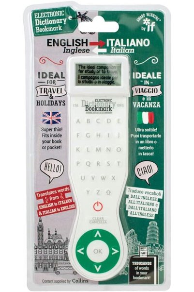 Generic Translation Edition Italian-English Electronic Dictionary Bookmark