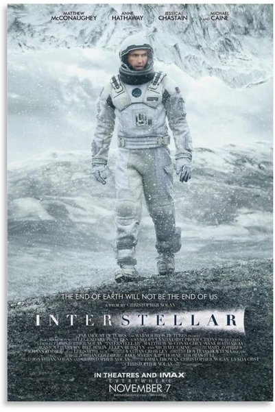 Generic Liuni Interstellar Poster Sci-fi Movie Posters for Bedroom Aesthetic ...